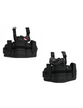 AOS LEG HOLSTER SPRING ATTACHMENTS FOR RIGHT AND LEFT BLACK [AOS-MS-36]