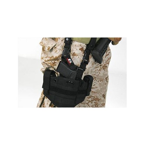 FONDINA COSCIALE AOS ATTACCHI A MOLLE PER DX E SX NERA [AOS-MS-36]