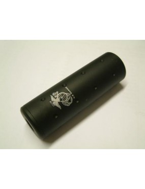 US MARINE SHORTY FULL METAL DOUBLE THREAD BLACK SILENCER [SIL02]