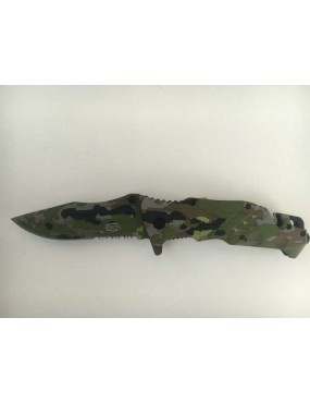 CUCHILLOS DE UÑA DE ACERO CUCHILLO TACTICO PLEGABLE CAMO K24 [CW-K24] 2