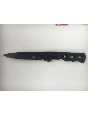 SCK LARGE LIGHT BLACK POCKET KNIFE (CW-K73)