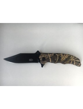 STEEL CLAW KNIVES GREEN CAMO K595 (CW-K595) TACTICAL FOLDING KNIFE