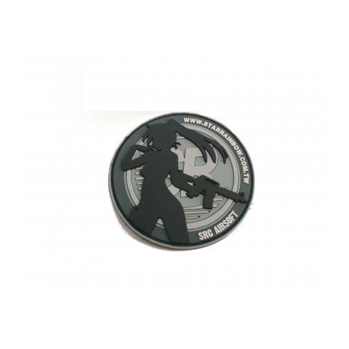 SRC AIRSOFT PATCH IN PVC CON VELCRO [PATCH SRC01]