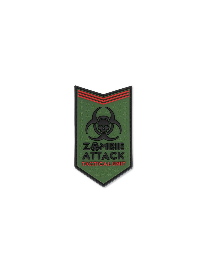 PATCH ZOMBIE ATTACK GREEN DEFCON 5 [JTG-ZATU OD]