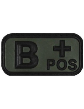 'B POSITIVE' 'GREEN BLOOD GROUP PATCH DEFCON 5 [D5-JTG-22-POS OD B]