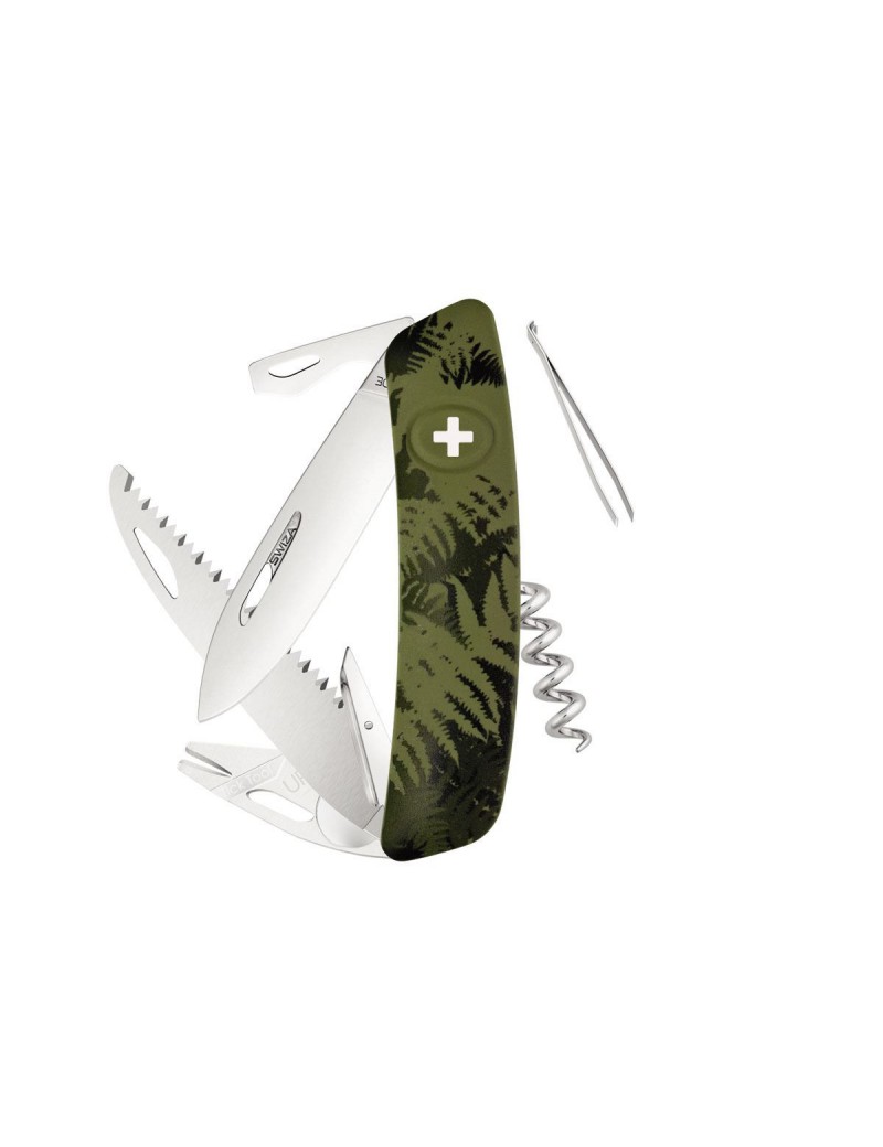 SWIZA COLTELLO TT05 TICK TOOL OLIVE FERN [C410902050]