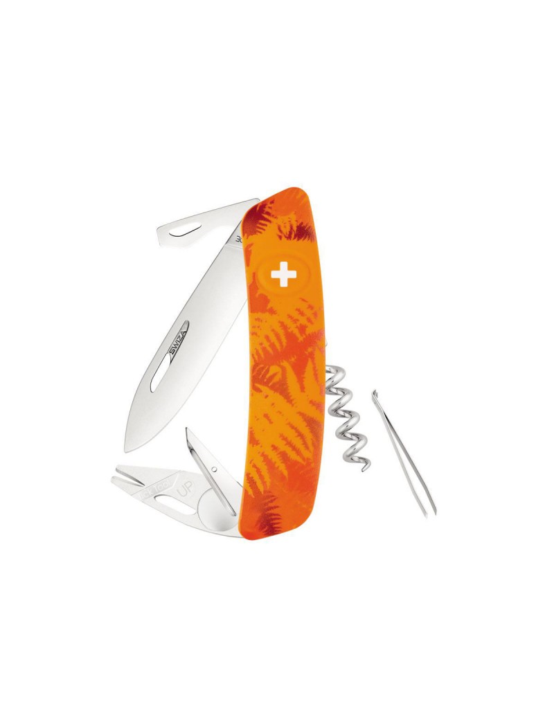SWIZA COLTELLO TT03 TICK TOOL ORANGE FERN [C410702060]