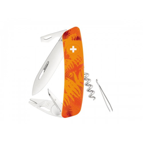 COLTELLO SWIZA TT03 TICK TOOL ORANGE FERN [C410 702060]