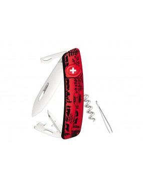 SWIZA D03 HEIDILAND RED KNIFE [C410 30HEI2]