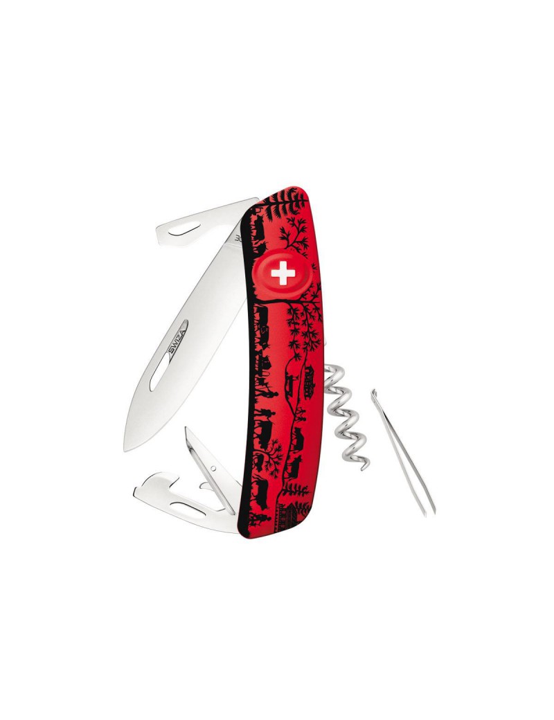 SWIZA D03 HEIDILAND RED KNIFE [C410 30HEI2]
