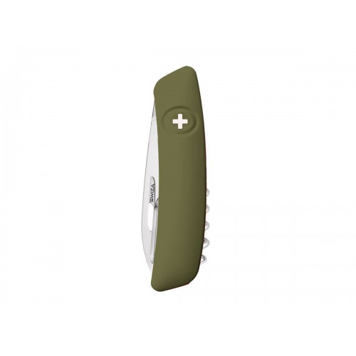 COLTELLO SWIZA D01 VERDE OLIVA  [C410 101050]