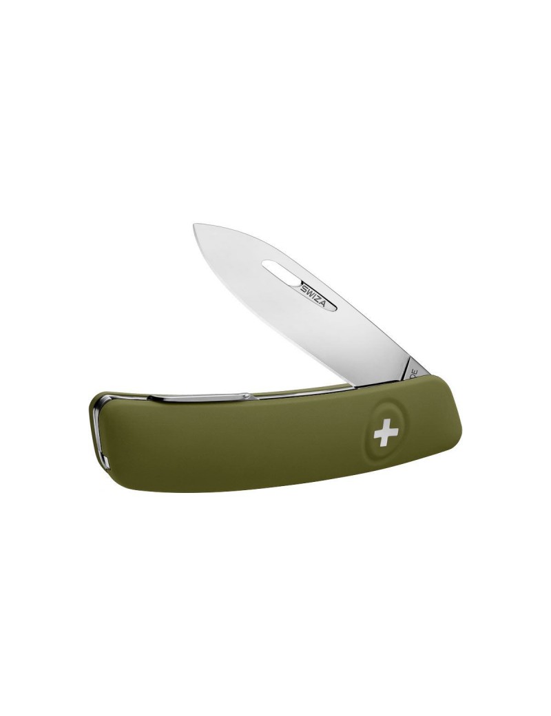 COLTELLO SWIZA D01 VERDE OLIVA  [C410 101050]
