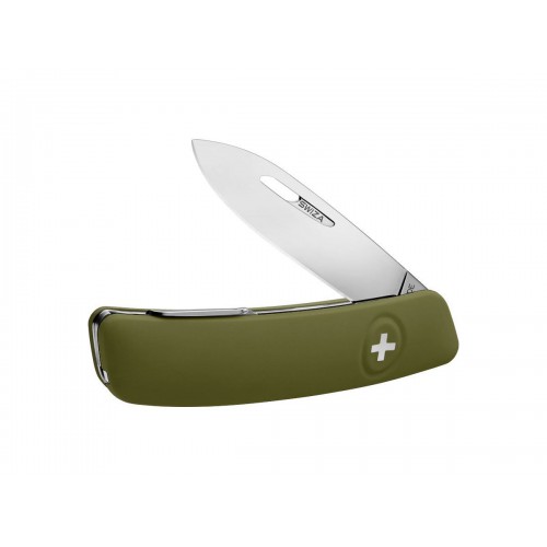 COLTELLO SWIZA D01 VERDE OLIVA  [C410 101050]