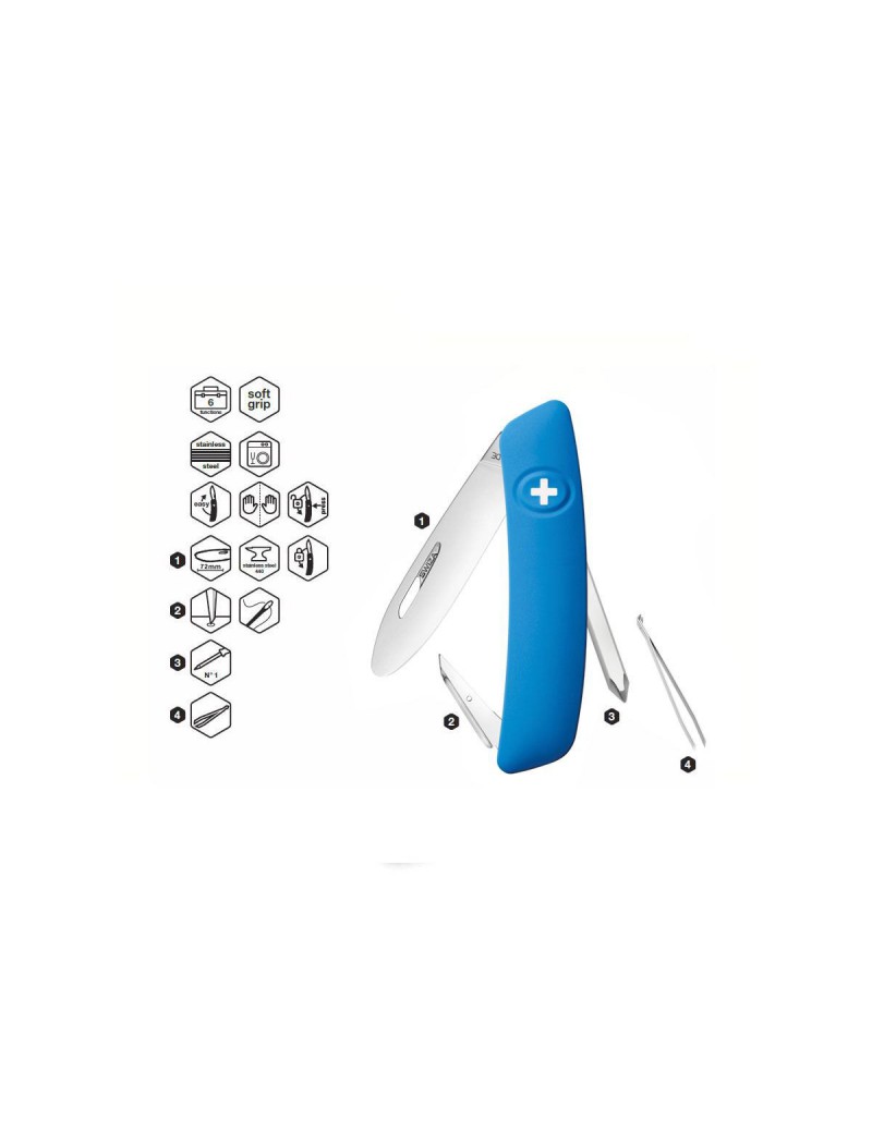 SWIZA COLTELLO J02 JUNIOR BLU [C410211031]