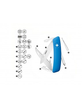 SWIZA COLTELLO D06 BLU [C410601030] 2