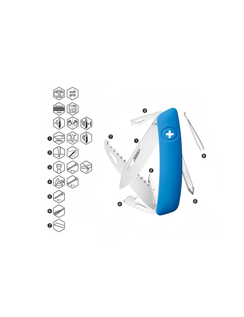 SWIZA COLTELLO D06 BLU [C410601030]