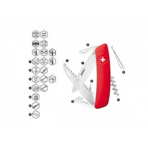 SWIZA D05 ROTES MESSER [C410 501000]
