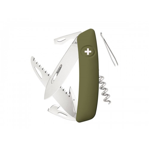 COLTELLO SWIZA D05 VERDE OLIVA [C410 501050]
