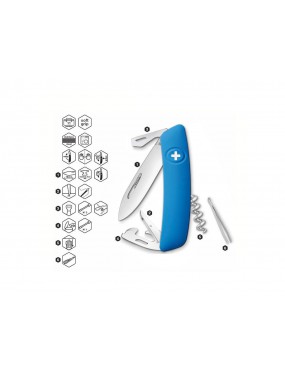 SWIZA COLTELLO D03 BLU [C410301030] 2