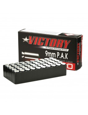 CARTUCCE A SALVE VICTORY 255-008 CALIBRO .380 50Pz per REVOLVER SCACCIACANI  MUNIZIONI SEMI AUTOMATICHE