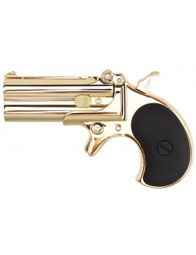 PISTOLA DE GAS AIRSOFT MAXTACT DERRINGER ORO 6MM [211638]