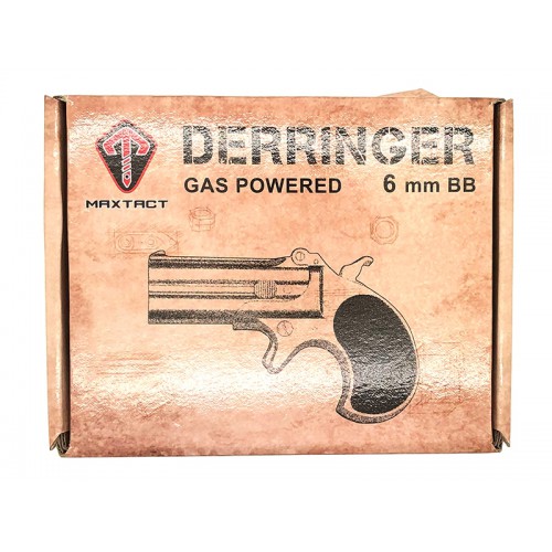 PISTOLET A GAZ AIRSOFT MAXTACT DERRINGER GOLD 6MM [211638]
