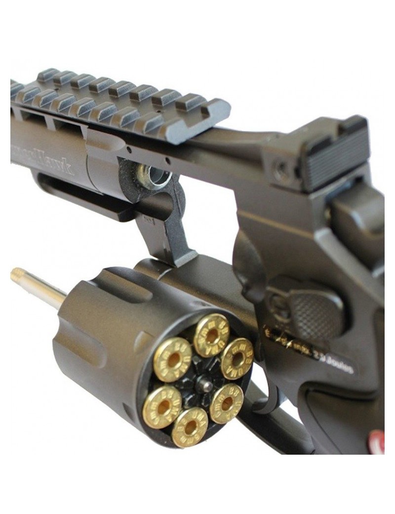 RUGER SUPER HAWK 4" CO2 NOIR FULL METAL AVEC RAIL [25778]
