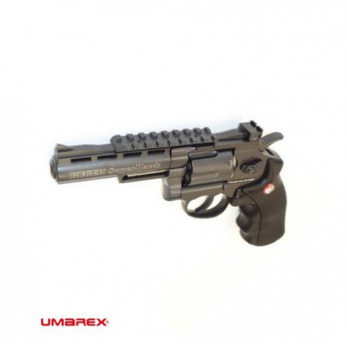 RUGER SUPER HAWK 4 "CO2 NEGRO FULL METAL CON RAIL [25778]