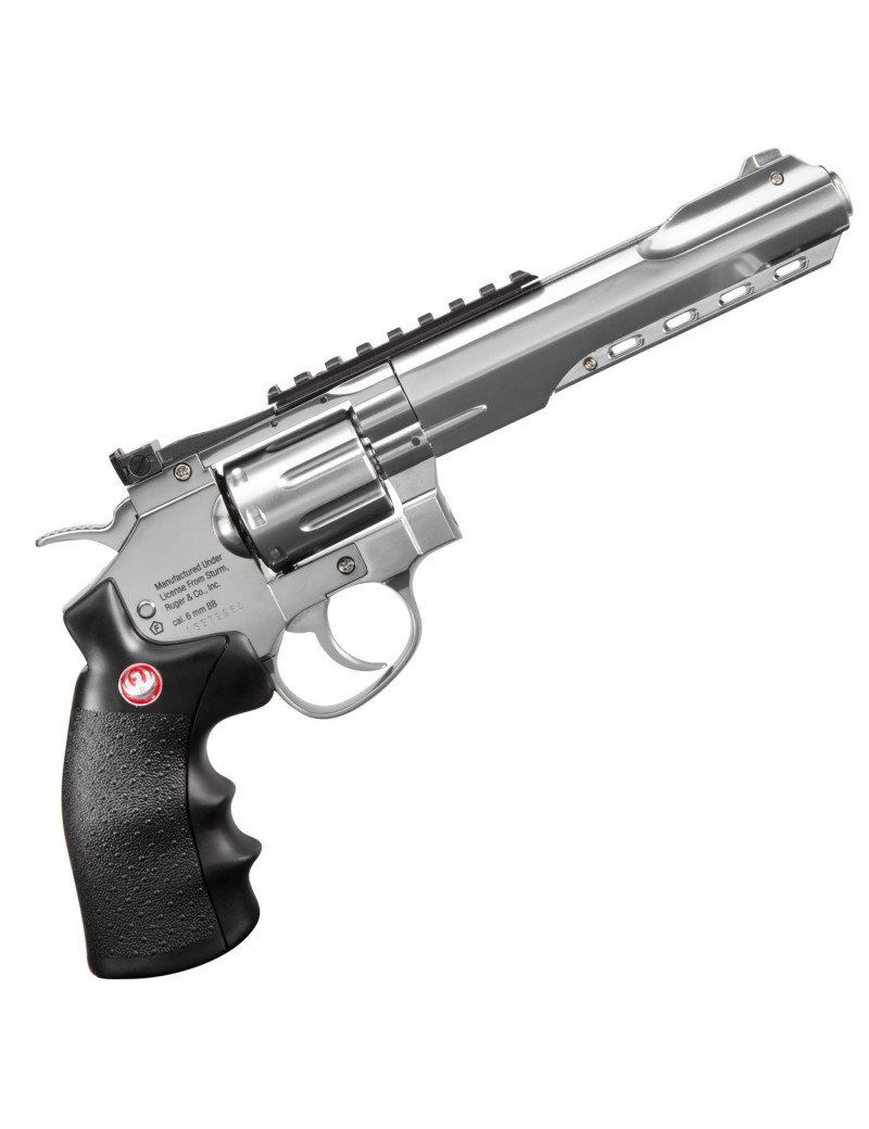 RUGER SUPERHAWK 6" CO2 CHROME UMAREX LOURD METAL RAIL [25781]