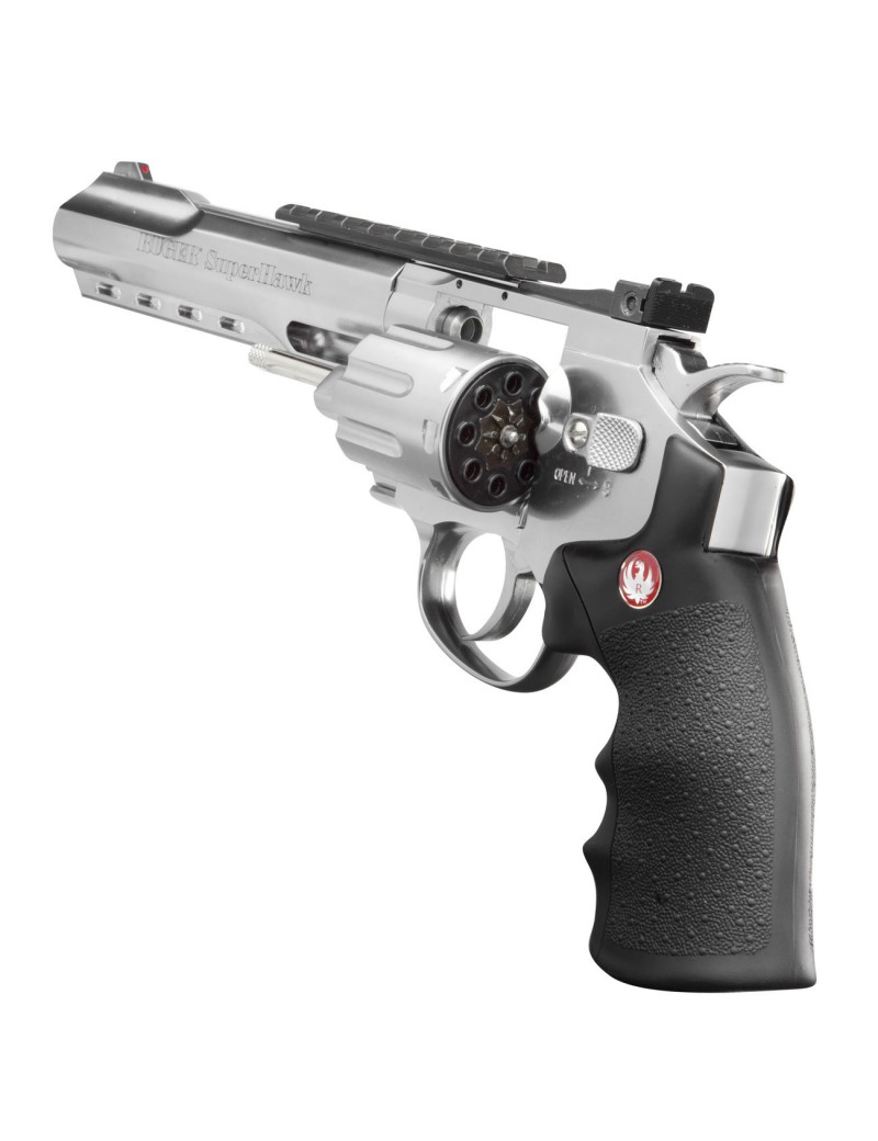 RUGER SUPERHAWK 6 "CHROME CO2 FULL METAL [25781]