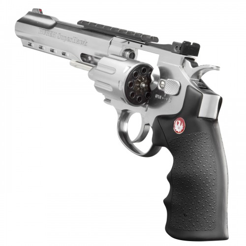 RUGER SUPERHAWK 6" CO2 CHROME UMAREX LOURD METAL RAIL [25781]