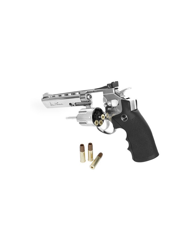 PISTOLA REVOLVER DAN WESSON 6 POLLICI 6MM SILVER CO2 FULL METAL [ICE11] [17479] [17115]