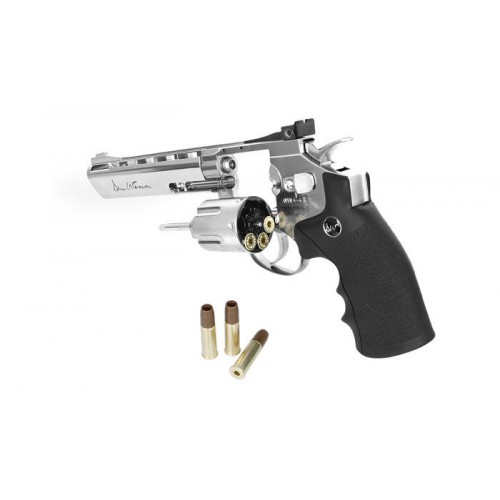 PISTOLA REVOLVER DAN WESSON 6 POLLICI 6MM SILVER CO2 FULL METAL [ICE11] [17479] [17115]