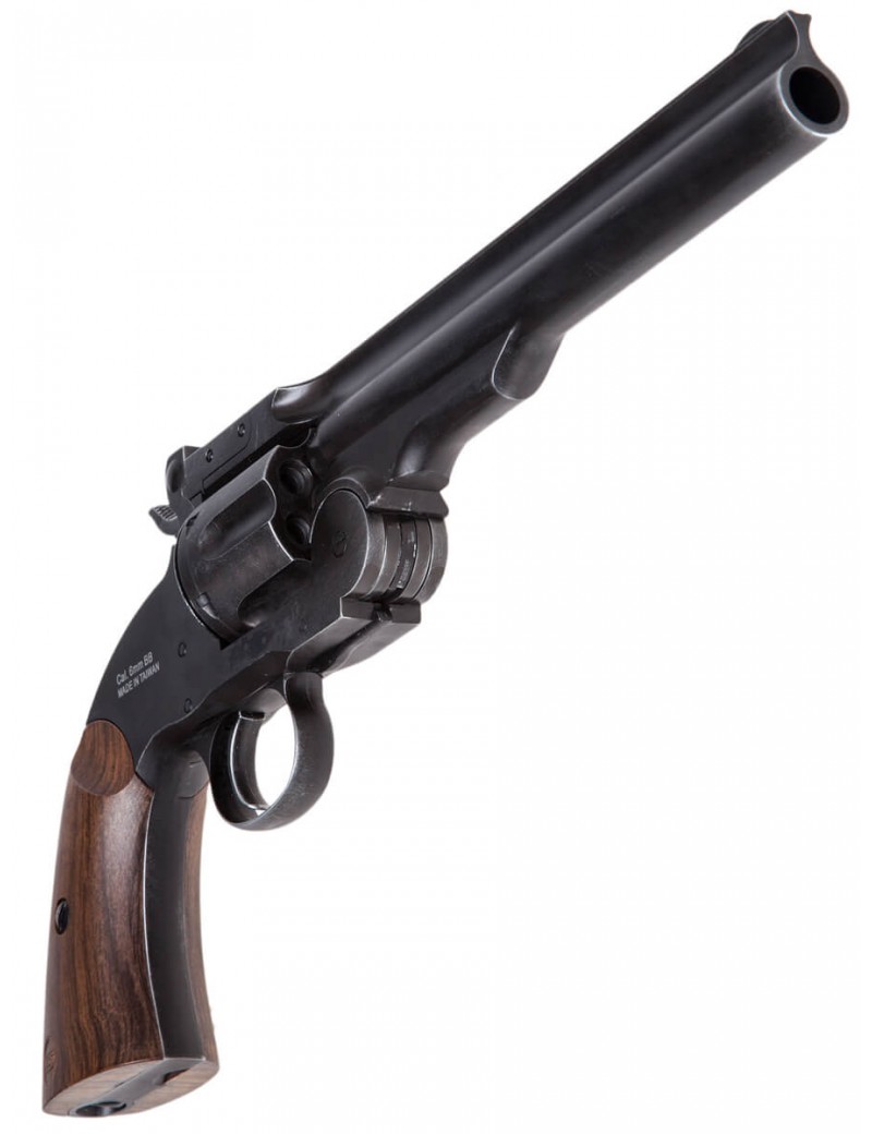 SCHOFIELD 6 "- AGED BK AND WOODEN HANDLE [19303]