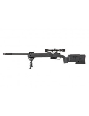 SNIPER SA-S03 CORE ™ SPEARGUN MIT OPTIK UND BIPOD - SCHWARZ [SPE-03-026059]