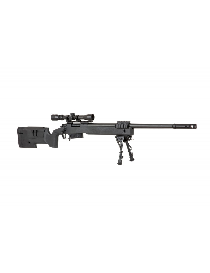 SNIPER SA-S03 CORE ™ SPEARGUN WITH OPTICS AND BIPOD - BLACK [SPE-03-026059]
