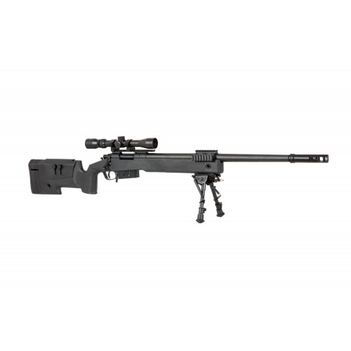 SNIPER SA-S03 CORE ™ SPEARGUN MIT OPTIK UND BIPOD - SCHWARZ [SPE-03-026059]