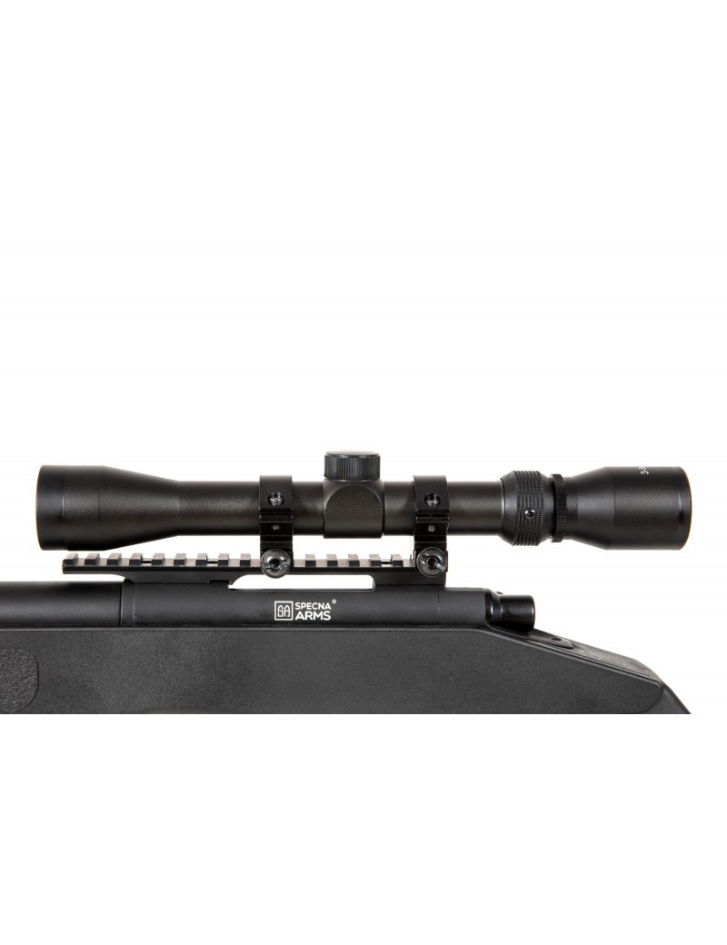 ARBALÈTE SNIPER SA-S03 CORE ™ AVEC OPTIQUE ET BIPODE - NOIR [SPE-03-026059]