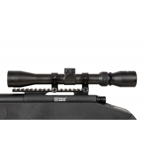 SNIPER SA-S03 CORE ™ SPEARGUN WITH OPTICS AND BIPOD - BLACK [SPE-03-026059]