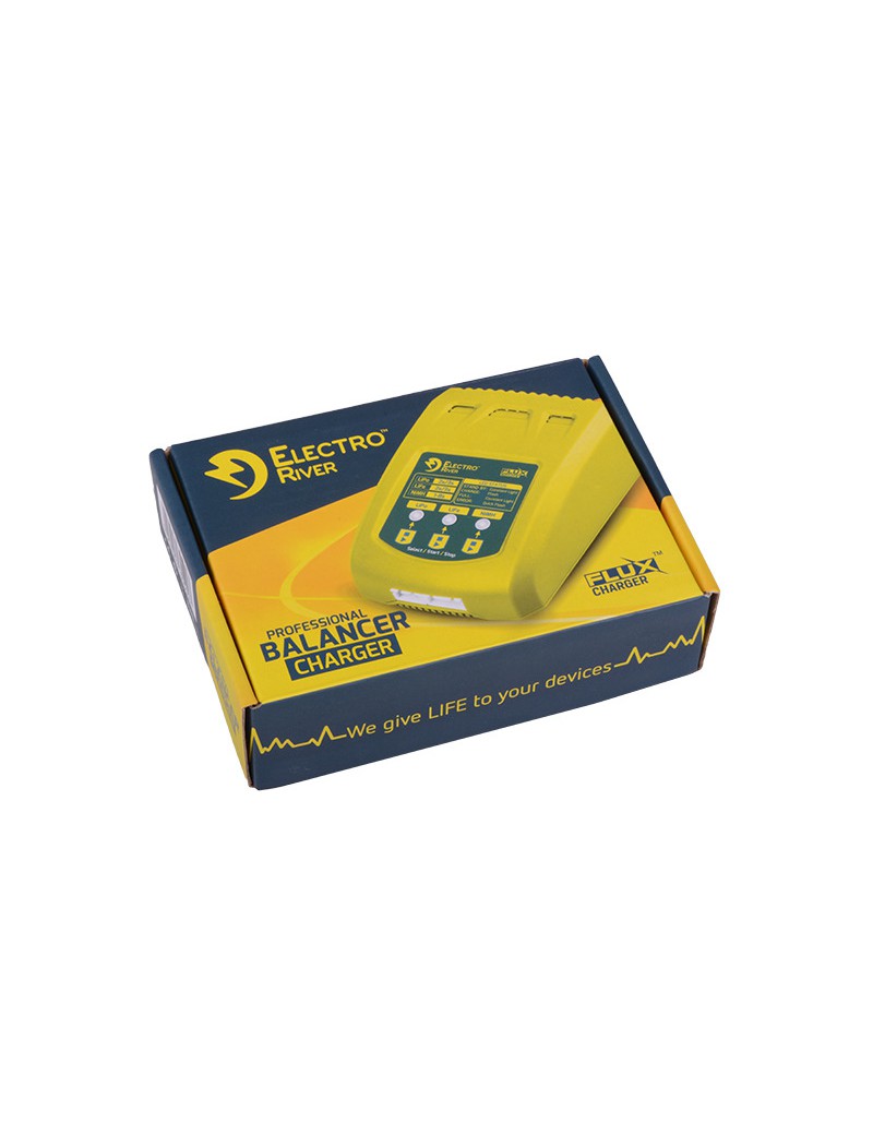 UNIVERSAL BATTERY CHARGER FLUX ELECTRO RIVER LIPO / LIFE / NI MH [ELR-07-010162]