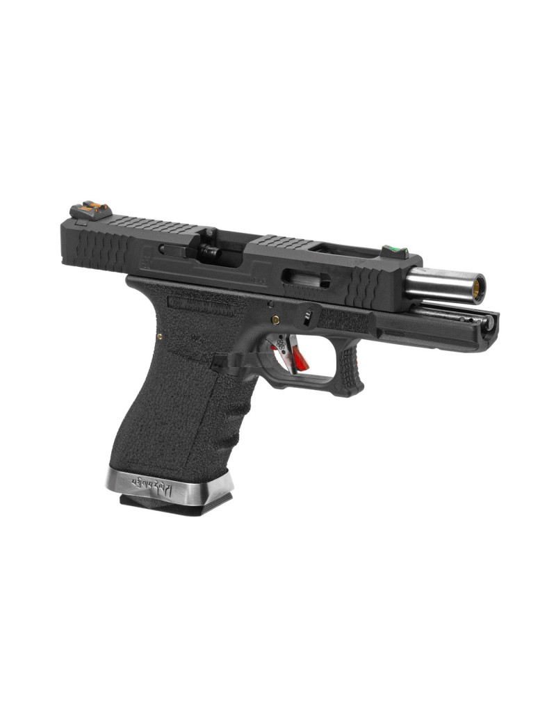 PISTOLA GAS G17 G-FORCE NERA CANNA NERA/SILVER WE [22274]
