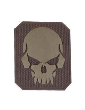 EMERSONGEAR PATCH PVC PIRATESKULL TAN [EM5550A]