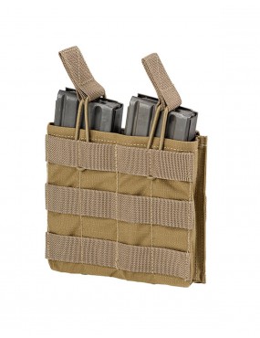 PORTA CARICATORE DOPPIO A MOLLE M4-AK TAN DEFCON 5  [D5-M4AKDO CT]