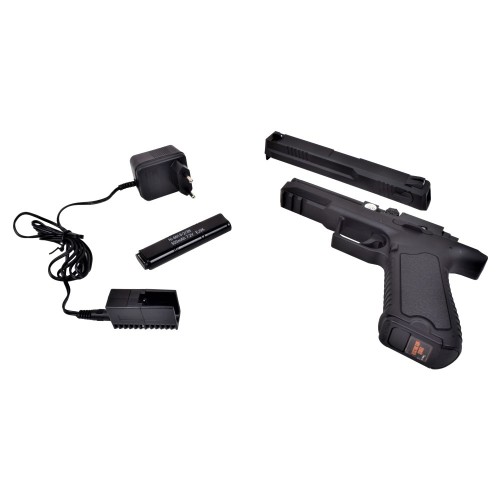 CYMA PISTOLA ELETTRICA TIMBERWOLF COLPO SINGOLO/RAFFICA NERA [CM127]