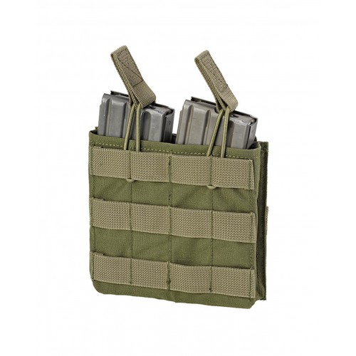 DOUBLE SPRING MAGAZINE POUCH M4-AK GREEN DEFCON 5 [D5-M4AKDO OD]