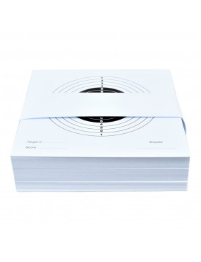 JS-TACTICAL TARGET FEUILLES 14 X 14 BLANC SET 100 PIÈCES [JS-TG01W] 2