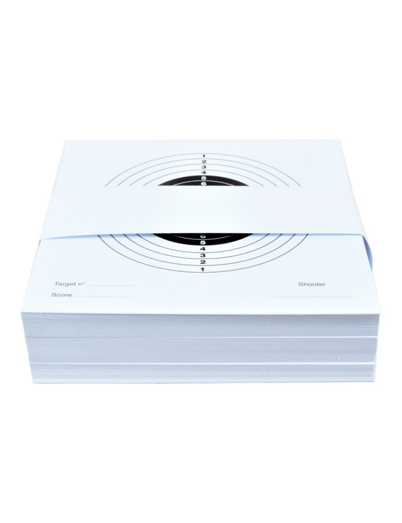 JS-TACTICAL TARGET FEUILLES 14 X 14 BLANC SET 100 PIÈCES [JS-TG01W]