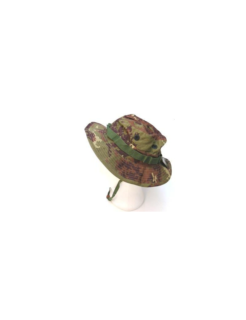 CAPPELLO JUNGLE CON FALDA IN COTONE VEGETATO ITALIANO TG. S  [JM-014S]