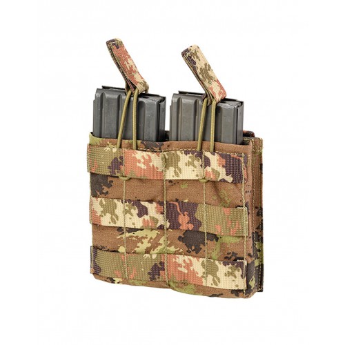 PORTA CARICATORE DOPPIO A MOLLE M4-AK VEGETATO DEFCON 5  [D5-M4AKDO VI]