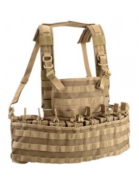 GILET TATTICO CHEST RIG MOLLE RECON COYOTE TAN OUTAC [OT-RC900 CT]